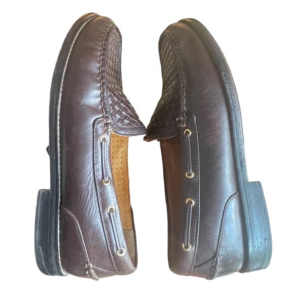 Sperry Gold Cup Brown Leather Leather Loafers Mens Shoes SIZE 8 Classic Elevated - Picture 9 of 12